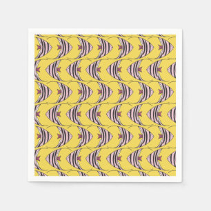 Colorful kids fish pattern napkins