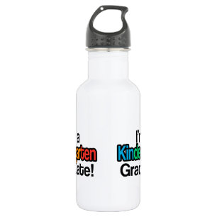 Colorful Kids Graduation Kindergarten Graduate Stainless Steel Water Bottle
