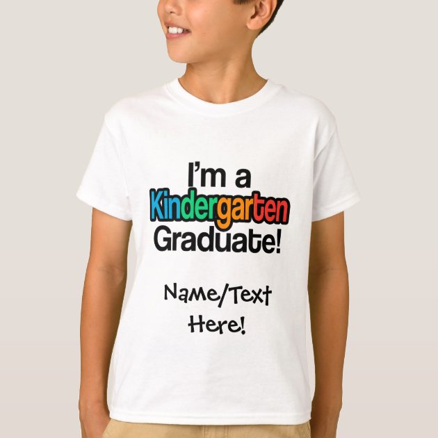 Colorful Kids Graduation Kindergarten 
