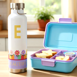 Colorful Kids Own Quote Water Bottle