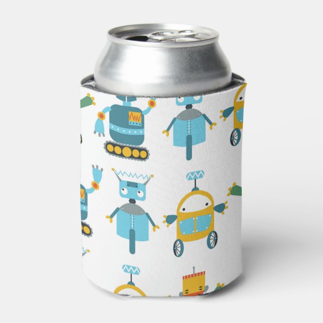 Colorful Kids Robot Can Cooler (Can Front)