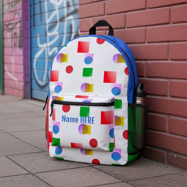 Colorful Kids School Printed Backpack (Creator Uploaded)