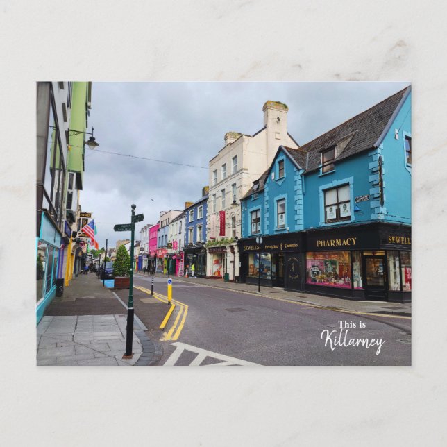 Colorful Killarney- Ireland Postcard (Front)