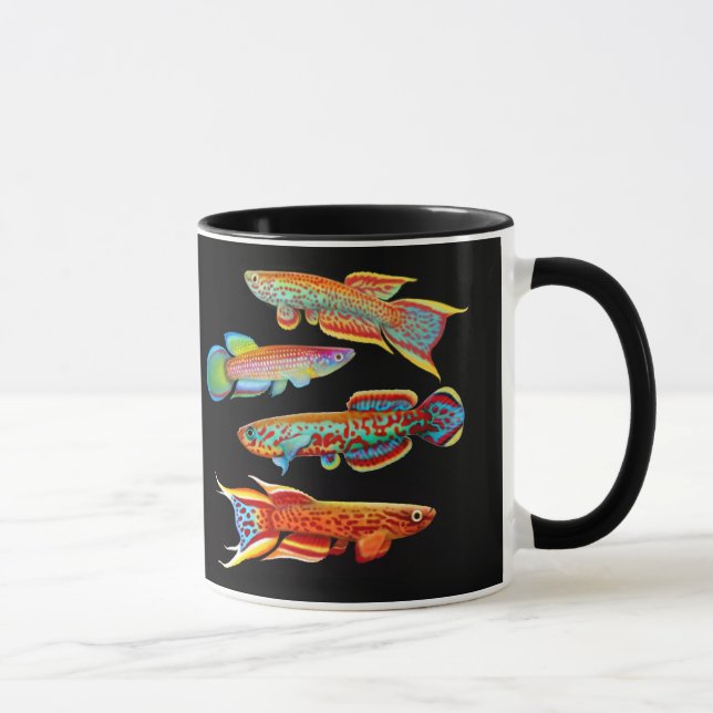 Colorful Killifishes Mug (Right)