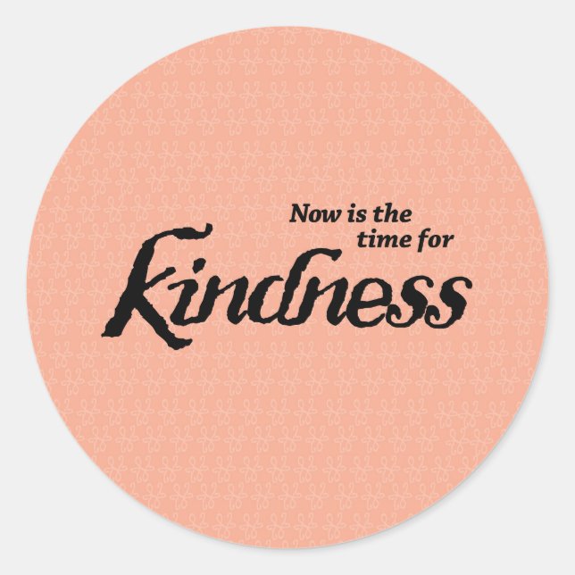Colorful kindness sticker  (Front)