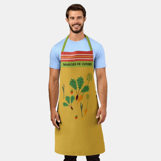 Colorful kitchen chef gift Apron (Worn)