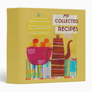 Colorful Kitchen Recipe Binder