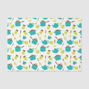 Colorful Kitchen Utensils, Decoupage Tissue Paper