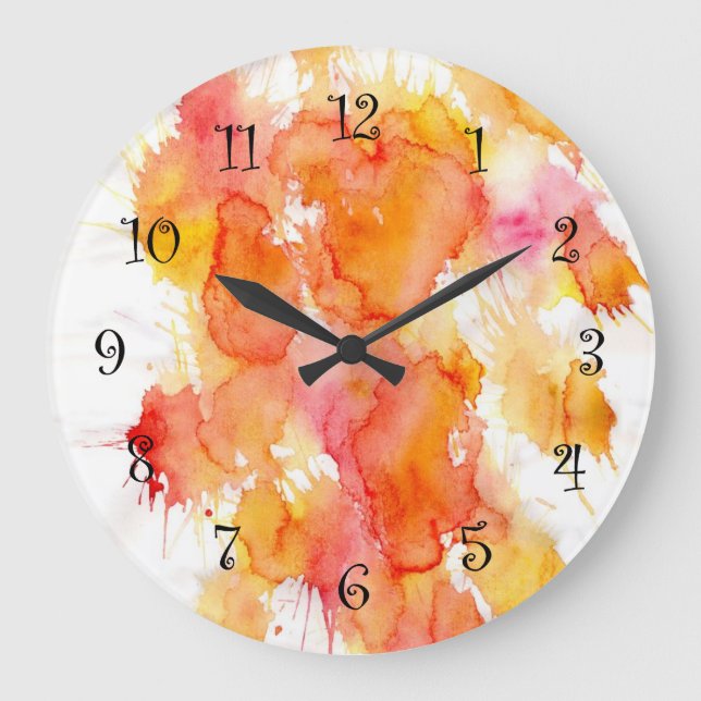 Colorful Kitchen Wall Clocks (Front)