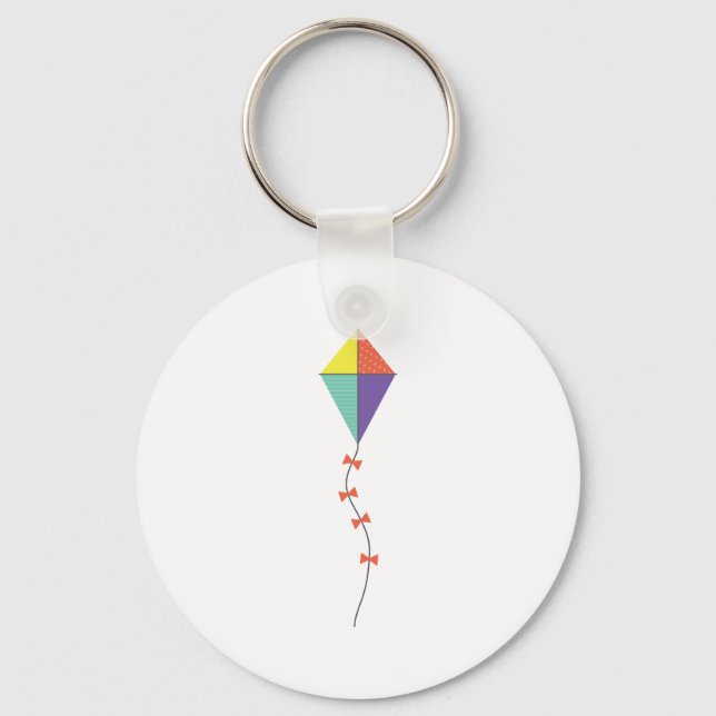 Colorful Kite Keychain (Front)