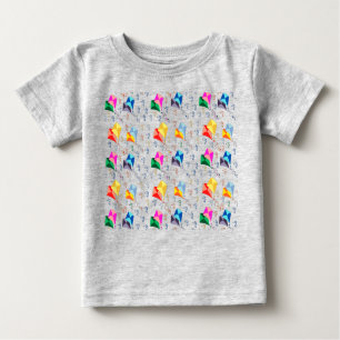 Colorful kites festival  baby T-Shirt