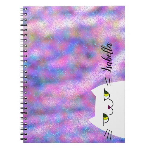 Colorful Kitten Notebook