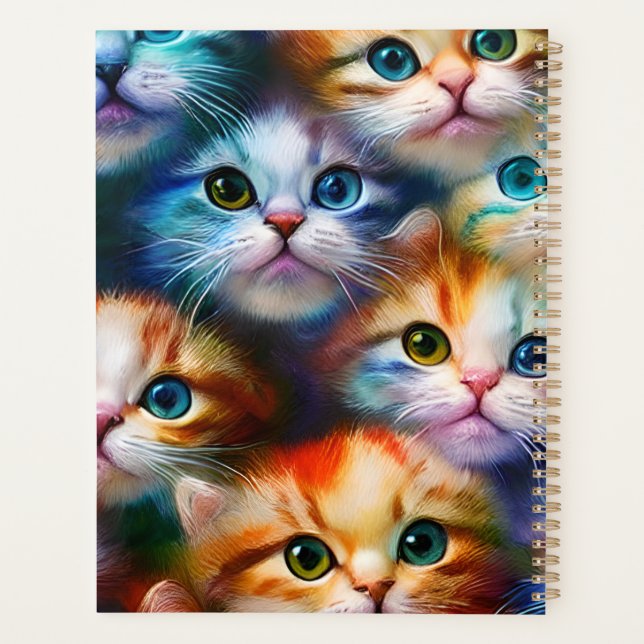 Colorful Kittens Planner (Back)