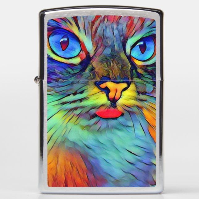 Colorful Kitty Lighter (Front)