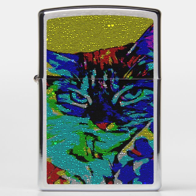 Colorful Kitty Lighter (Front)