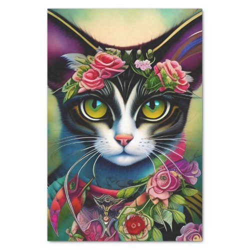 Colorful Kitty Tissue Paper
