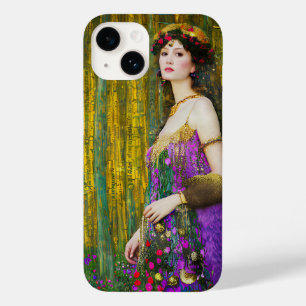 Colorful Klimt Style Collage Portrait of a Woman Case-Mate iPhone 14 Case