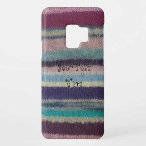 colorful knitted stripes vintage style fun Case_Mate samsung galaxy s9 case