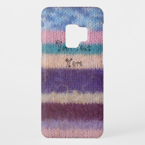 colorful knitted stripes vintage style fun Case_Mate samsung galaxy s9 case