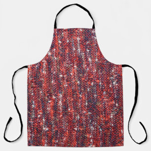 Colorful Knitted Texture: Cozy Background Apron
