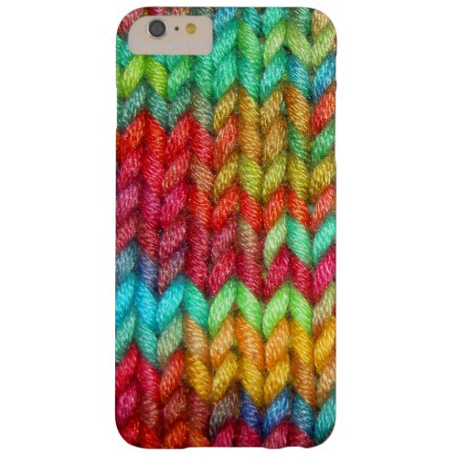 Colorful Knitters Yarn Barely There iPhone 6 Plus Case