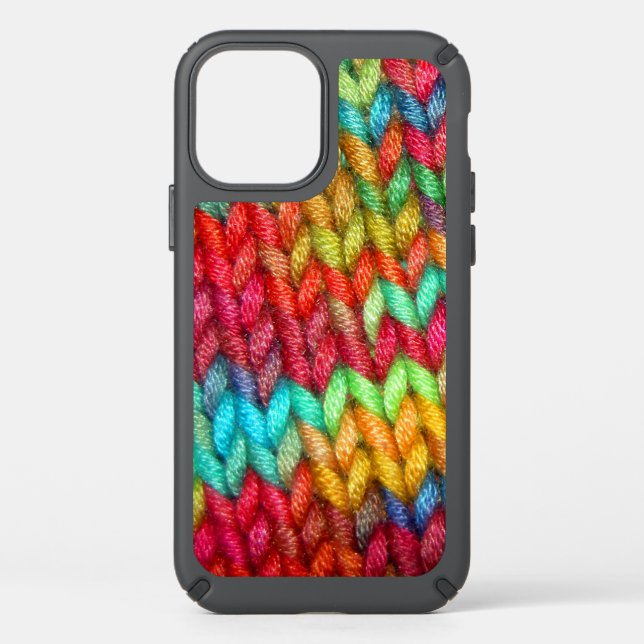 Colorful Knitters Yarn Speck iPhone Case (Front)