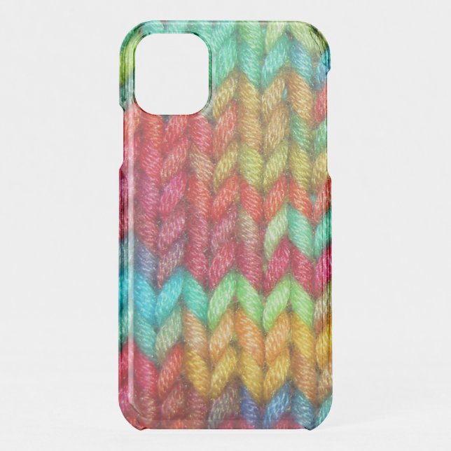 Colorful Knitters Yarn Uncommon iPhone Case (Back)