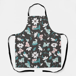 Colorful Koala Pattern Cute Animal and Floral Apron