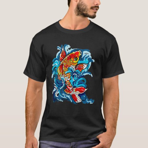 Colorful Koi fish 2 T_Shirt