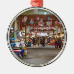 Colorful Korean Marketplace Metal Ornament