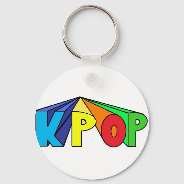 Colorful KPOP 3D Keychain (Front)