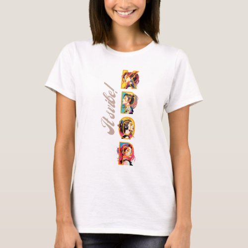 Colorful Kpop Vibes T_Shirt