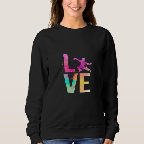 Colorful Kung Fu Mom  Kung Fu Sweatshirt