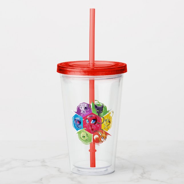 Colorful Kwamis Acrylic Tumbler (Front)