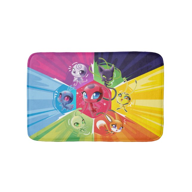 Colorful Kwamis Bath Mat (Front)