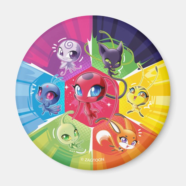 Colorful Kwamis Magnet (Front)
