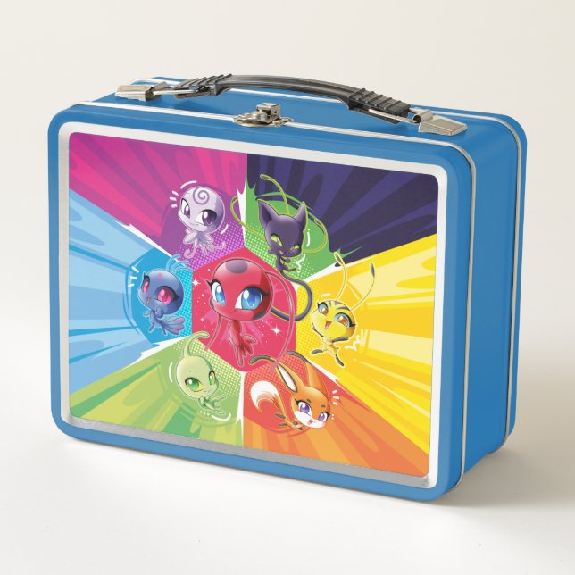 Colorful Kwamis Metal Lunch Box (Front)