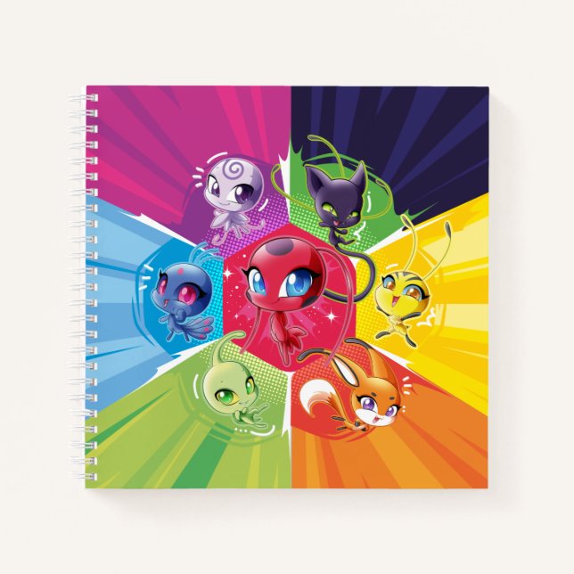 Colorful Kwamis Notebook (Front)