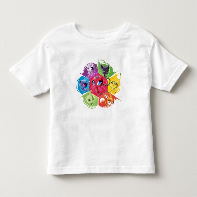 Colorful Kwamis Toddler T-shirt (Front)