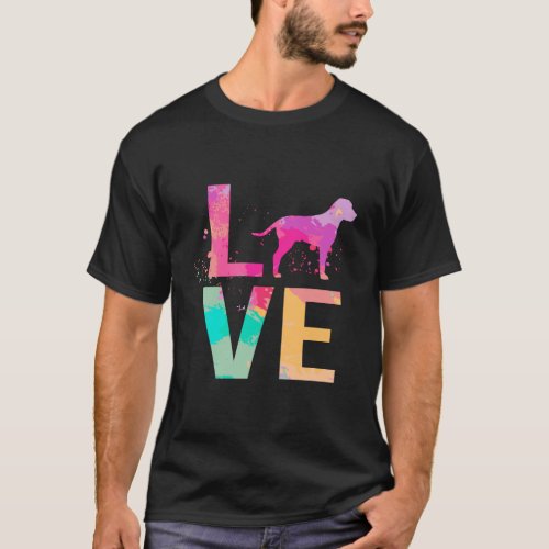 Colorful Labrador Retriever Dog Mom Gifts Labrador T_Shirt