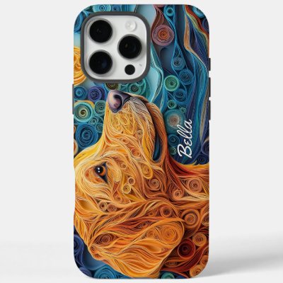 Colorful Labrador Retriever Portrait iPhone 16 Pro Max Case