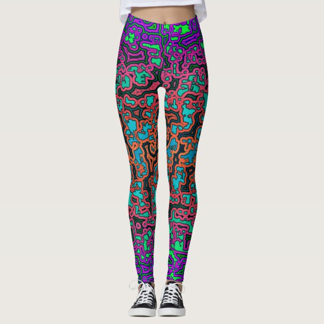 Colorful Labyrinth♥ Leggings (Front)