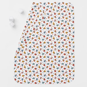 Colorful Lady Bugs Pattern Baby Blanket