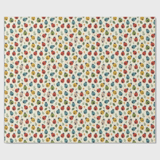 Colorful Ladybug Wrapping Paper – Cute Multicolor