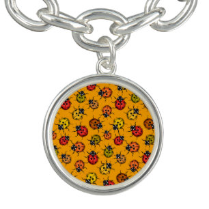 Colorful ladybugs bracelet