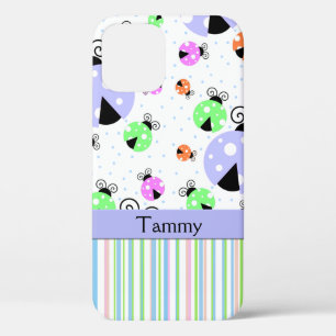 Colorful Ladybugs iPhone 12 Case