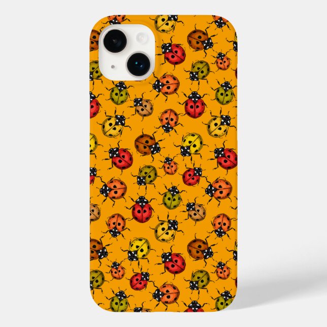 Colorful ladybugs Case-Mate iPhone case (Back)