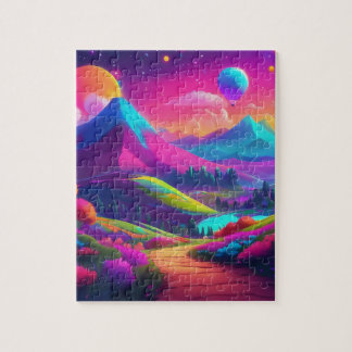 Colorful Landscape Jigsaw Puzzle