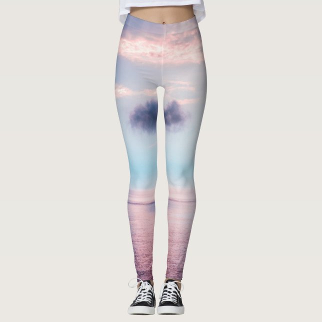 Colorful Landscape Leggings (Front)