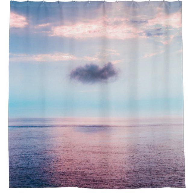 Colorful Landscape Shower Curtain (Front)